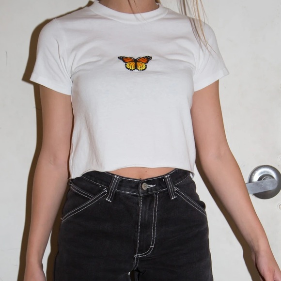 Brandy Melville Tops - helen butterfly top | Brandy Melville